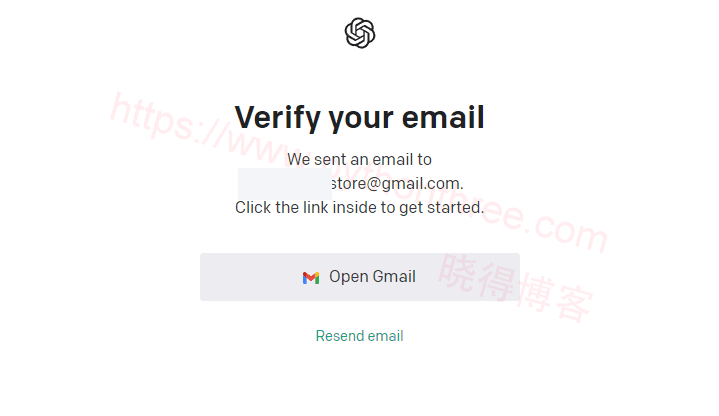 Verifying ChatGPT email